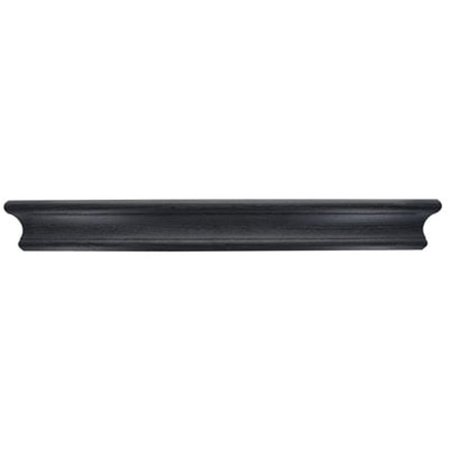 GFANCY FIXTURES 18 in. High & Mighty Beveled Floating Shelf, Black GF2668329